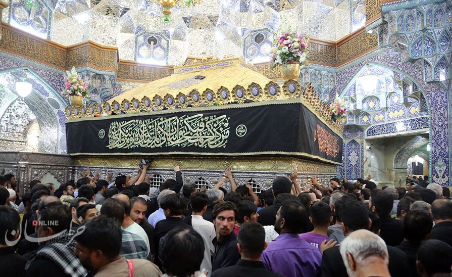 مشهد؛ عزادار و سیاهپوش وفات اخت الرضا(س)