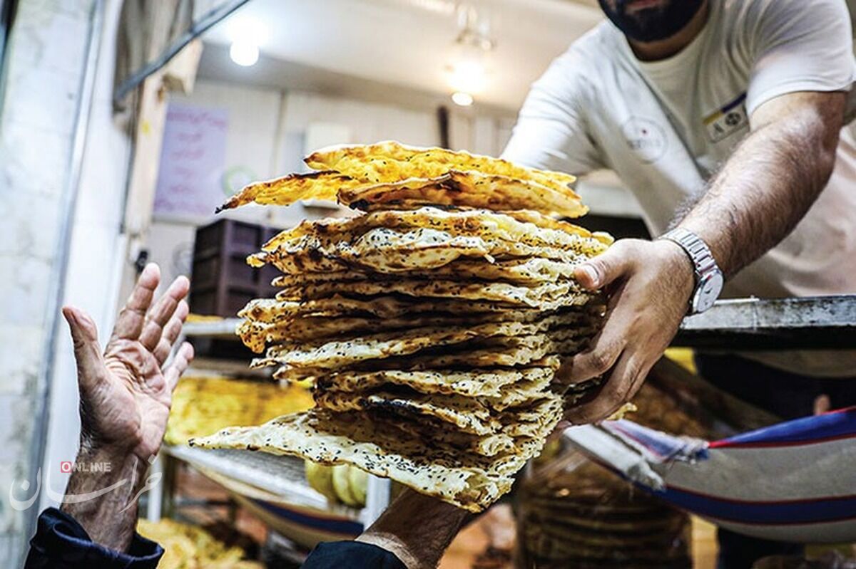 افزایش ۲۵ درصدی نرخ نان آزادپز در مشهد