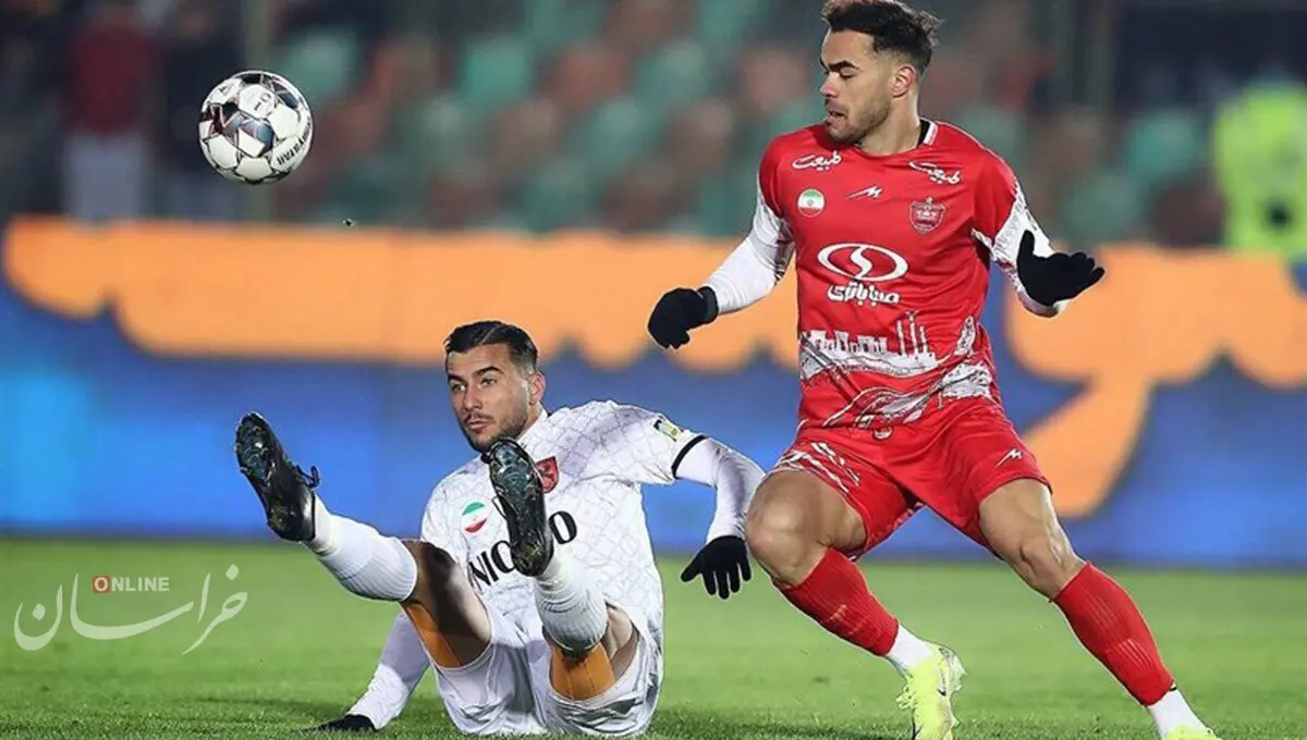 خطرناکترین شادی در بازی پرسپولیس- مس