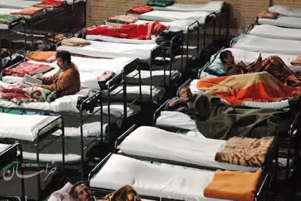 اسکان ۲ هزار و ۷۰۰ کارتن خواب در گرمخانه شهرداری مشهد