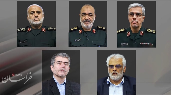 سردارسلامی، سرلشگر باقری و سرداررشید به شهادت رسیدند